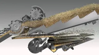 Combine harvester animation (mcs)