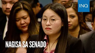 Mayor Alice Guo, muling nagisa sa Senado