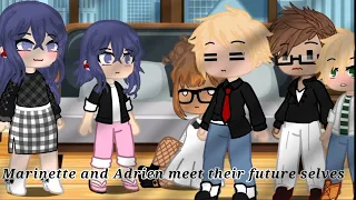 Marinette and Adrien meet their future selves👥 || 🌈MLB🌈 || 🦄Gacha nox 🦄 || ✨Made by me✨ || ⭐(Full)⭐