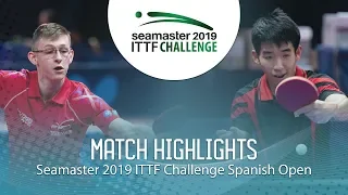 Irvin Bertrand vs Han Qiyao | 2019 ITTF Challenge Spanish Open Highlights (Group)