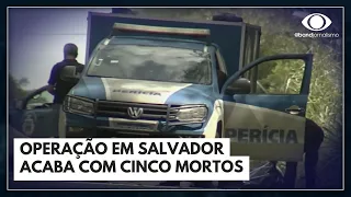 Policial Federal e 4 suspeitos mortos em operação | Jornal da Band