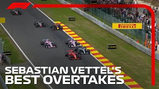 Sebastian Vettel's Best Overtakes!