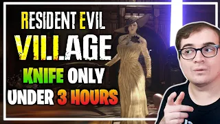 Resident Evil 8 Village KNIFE ONLY Playthrough (Under 3 Hours + Lightsaber)