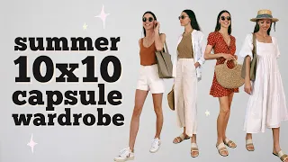 Summer 10x10 CAPSULE WARDROBE | Styling Tips & Outfit Ideas