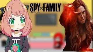 Spy×family reagindo Anya as Feiticeira Escarlate