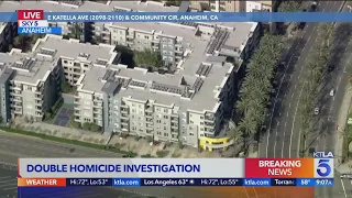 Double homicide investigation underway in Anaheim