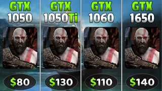 GTX 1050 vs GTX 1050 Ti vs GTX 1060 vs GTX 1650 | Quad GPUs Comparison🔥