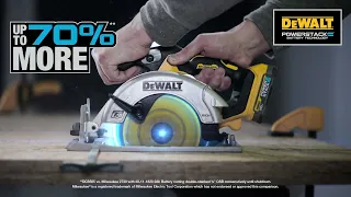 THE TOUGH LAB: DEWALT POWERSTACK™ + 20V MAX* 6 1/2 in. Circular Saw