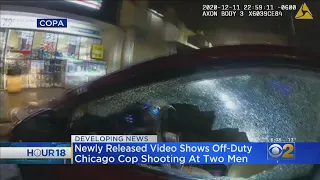 Newly-Released Video Shows Off-Duty Chicago Police Officer Shooting At Two Men