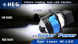 Ultra bright 3 inch laser projector lens light car retrofit bi-led headlight for Vehicle Light.