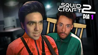 SOY GUARDIA Y HE INTERROGADO A THE GREFG | SQUID CRAFT 2 🦑 - DÍA 1