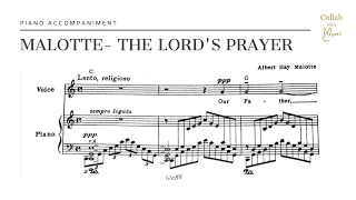 Malotte- The Lord's Prayer |PIANO ACCOMPANIMENT