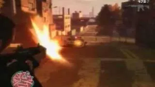 Grand Theft Auto 4 Crazy Police Chase Pt 2