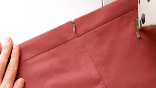 Learning The Right Way To Sew Invisible Zipper Neatly | Thuy Sewing