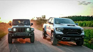 ПРИКЛЮЧЕНИЯ МИШИ НА ДАЧЕ - Dodge Ram TRX проиграл ДЖИПУ Wrangler! Я не ожидал..