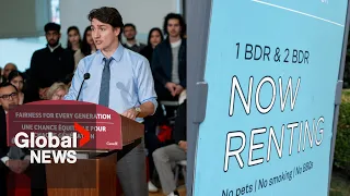 Trudeau proposes new reforms for renters amid housing crunch | FULL