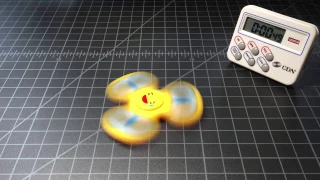 $5 Walgreens plastic fidget spinner - maximum spin time