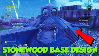 The BEST Stonewood Base Design (Fortnite PvE)