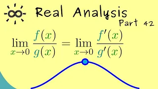 Real Analysis 42 | L'Hospital's Rule