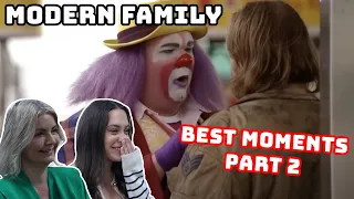 BRITISH FAMILY REACTS | Modern Family - Best Moments Part 2!
