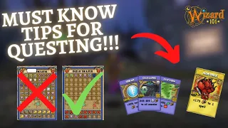 Wizard101: MUST Know Tips For Questing!