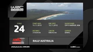 WRC - Rally Australia 2018: The 24 Stages