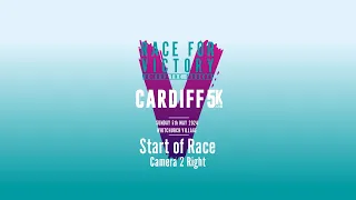 Cardiff 5K 2024 - Start of Race Camera 2 Right - Welsh Road Running Championships  - 5th May 2024