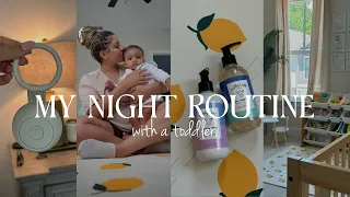 MY REALISTIC NIGHT ROUTINE WITH A TODDLER| as a first time mom |