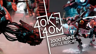 Warhammer 40k, Tau vs Chaos 2000 Point Battle Report, S02E03