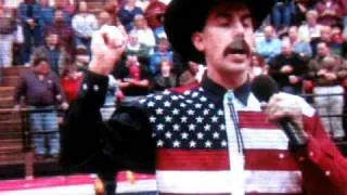 Borat's rant at the rodeo