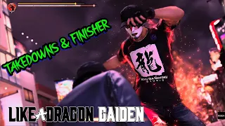 Like A Dragon Gaiden - Takedowns & Finisher (Heat Actions Vol.16) PS5 4K