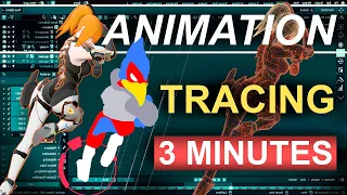 Blender 2.83 : Video Tracing Animations (Rotoscoping In 3 Minutes!)
