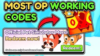 😱*NEW UPDATE CODES* IN PET SIMULATOR 99 UPDATE! ROBLOX PET SIMULATOR 99 UPDATE CODES