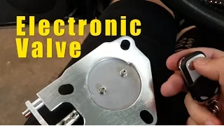 DIY Electronic Valve Exhaust