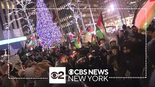 Police, pro-Palestinian demonstrators clash in Midtown