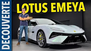 La Lotus Emeya débarque et bouscule la Porsche Taycan !