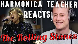 Harmonica teacher reacts to Rolling Stones - Hate To See You Go (Mick Jagger)