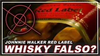 Tierri #024: WHISKY FALSIFICADO - RED LABEL - como reconhecer.