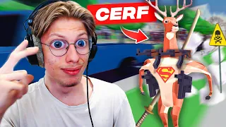 Un Cerf + une AK47 = Le Jeu le plus WTF de 2024... (DEEEER Simulator)