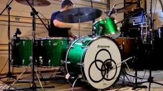 Led Zeppelin - Immigrant Song (Live) - Drum Cover - Vintage Ludwig Green Sparkle Drumkit