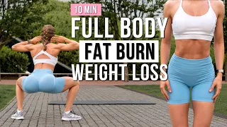 10 MIN FULL BODY FAT BURN WORKOUT - weight loss at home