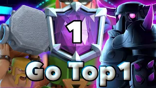 Go Top1 with PEKKA Bridge Spam magic archer hard matches 🤣-Clash Royale