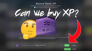 CS:GO BUG - Bonus Rank XP purchasable?