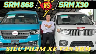 SO SÁNH XE VAN SRM 868 VÀ SRM X30