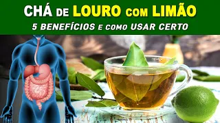 5 Benefícios do CHÁ DE LOURO com LIMÃO - Como Tomar CERTO! (Emagrecer, Desinflamar, Desinchar,...)