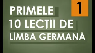 Invata Germana | Primele zece lectii de Limba germana | LECTIA 1