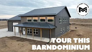 Tour This Barndominium | 3200 sq ft Two Story Barndo | Owner Interview