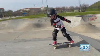 4-year-old local skateboarder "Tiny Hawk" catches the eyes of millions of social media