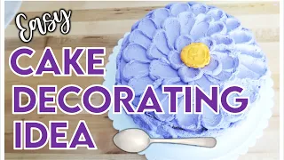 EASY Cake Decorating Idea // BUTTERCREAM Frosting Decorating EASY // Cake Decorating Hack 🍰😊