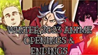 Top 40 Anime Openings & Endings Winter 2023